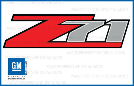 2007 - 2013 Chevrolet Silverado Z71 decals - F - 1500 2500 GM HD stickers FG9D0