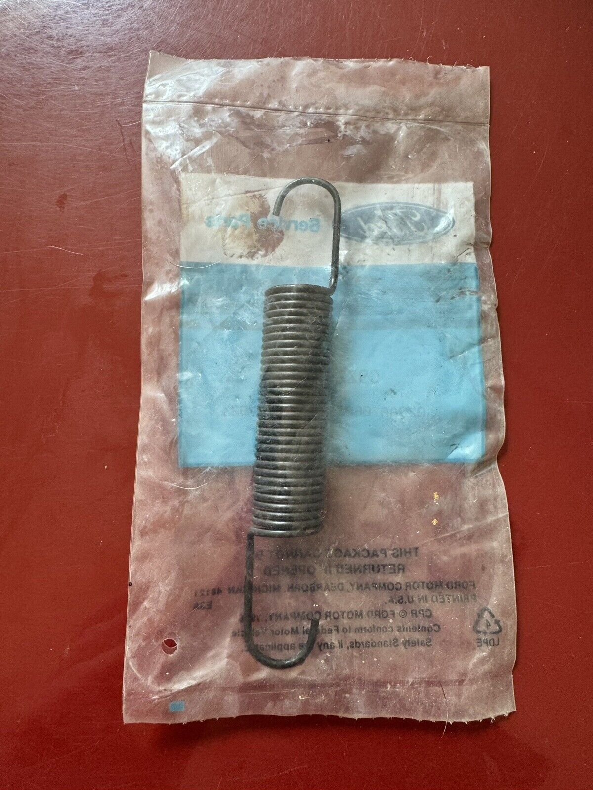 NOS 1969 1970 FORD MUSTANG 302 351 Clutch Rod Retracting Spring C9ZZ-7523-A