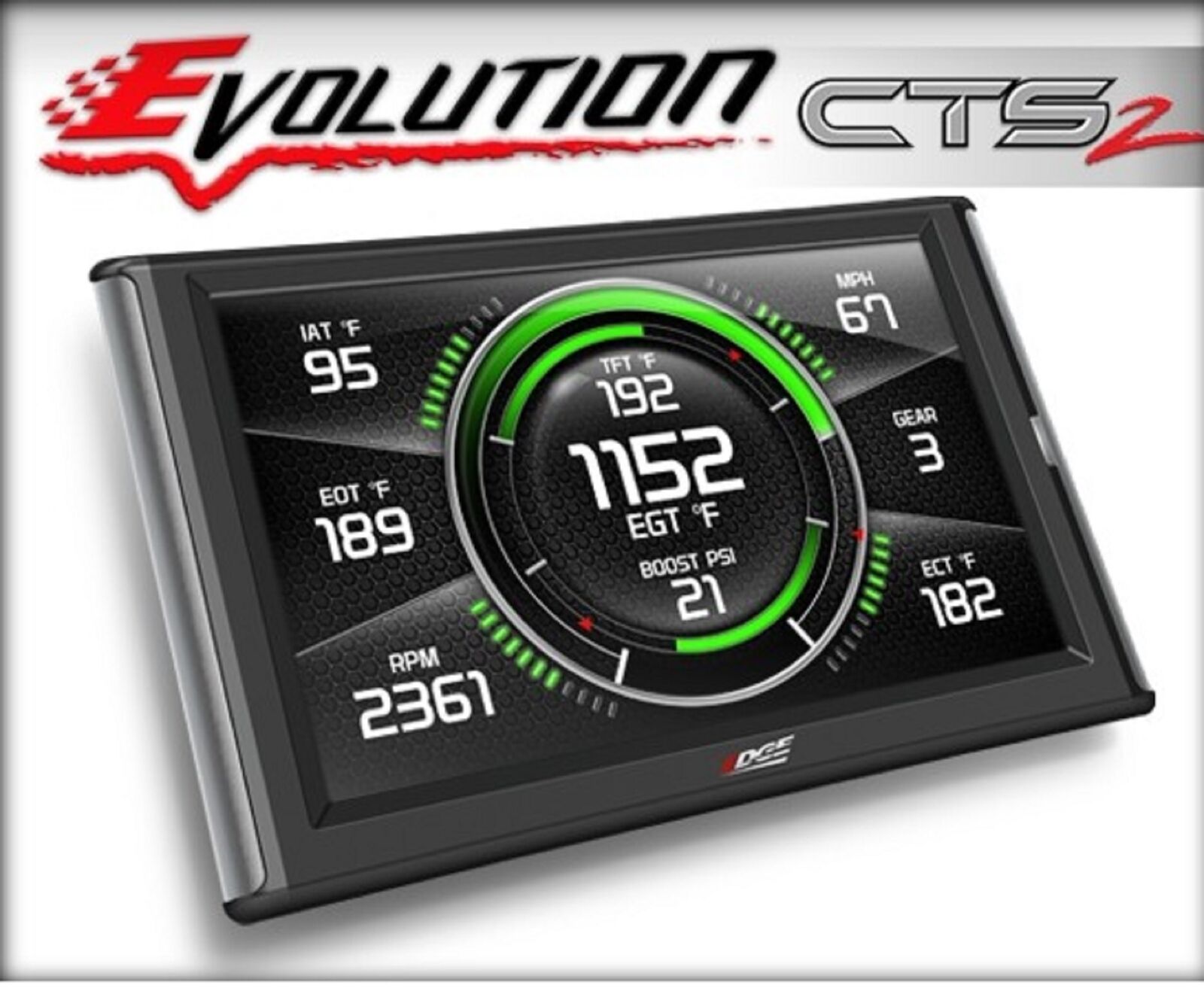 EDGE 85450 Evolution Programmer and CTS2 Monitor w/ Mount for Gas Engines