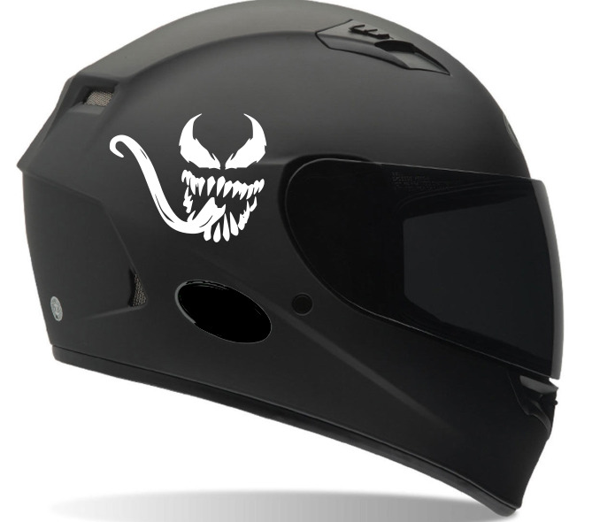 Venom helmet decals (2) Motorcycle helmet decals,Sticker.Fit Honda,Suzuki yamaha