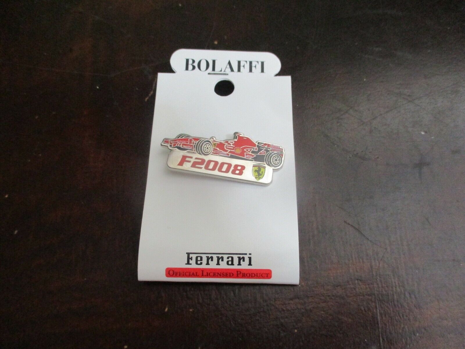 Bolaffi Ferrari F2008 Badge Pin Badge