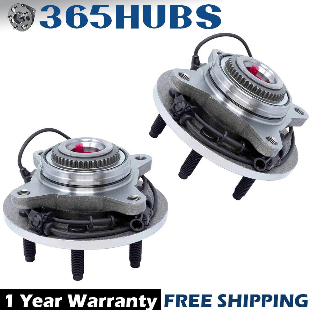 2 Front Wheel Bearing Hub Assembly for 00-06 Ford Expedition & Lincoln Navigator