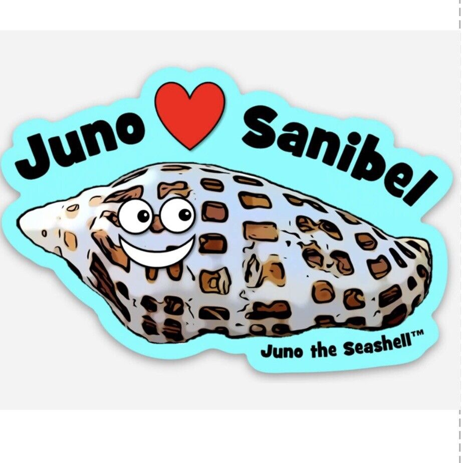 Sanibel Island Sticker - Hurricane Ian Relief - Juno ❤️ Sanibel - Florida