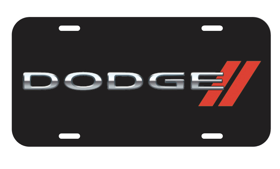 For Dodge vehicles License Plate New Car Tag Metal thin Aluminum USA 