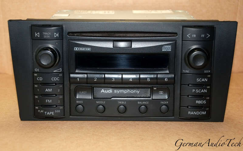 AUDI SYMPHONY CD PLAYER RADIO STEREO A6 S6 AVANT C5 BOSE 8B0035195A