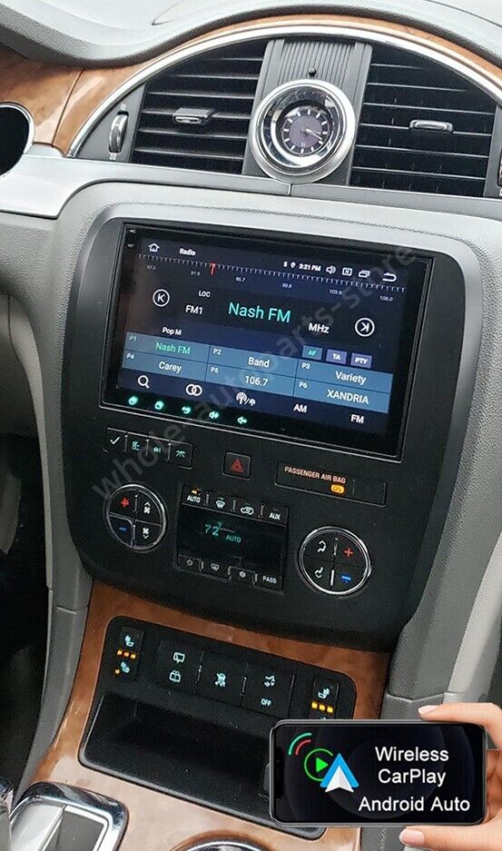 For 2008-2012 Buick Enclave Android 13 Carplay Car Stereo Radio GPS Navi WIFI BT