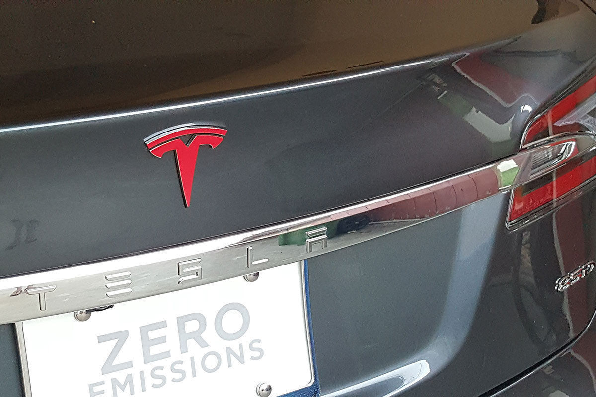 Tesla Model S Tailgate Rear Emblem \
