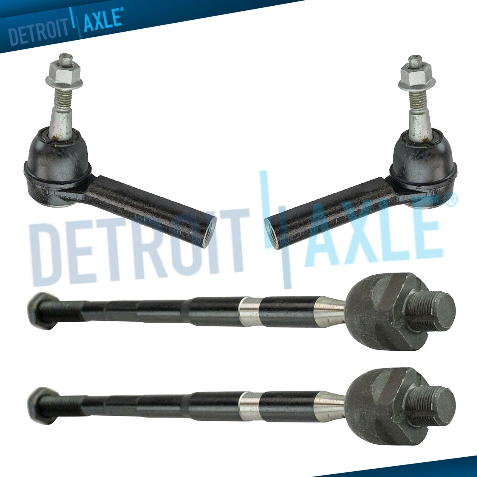 2000 2011 2012 2013 2014 2015 Chevy Chevrolet Camaro 4pc Inner & Outer Tie Rods