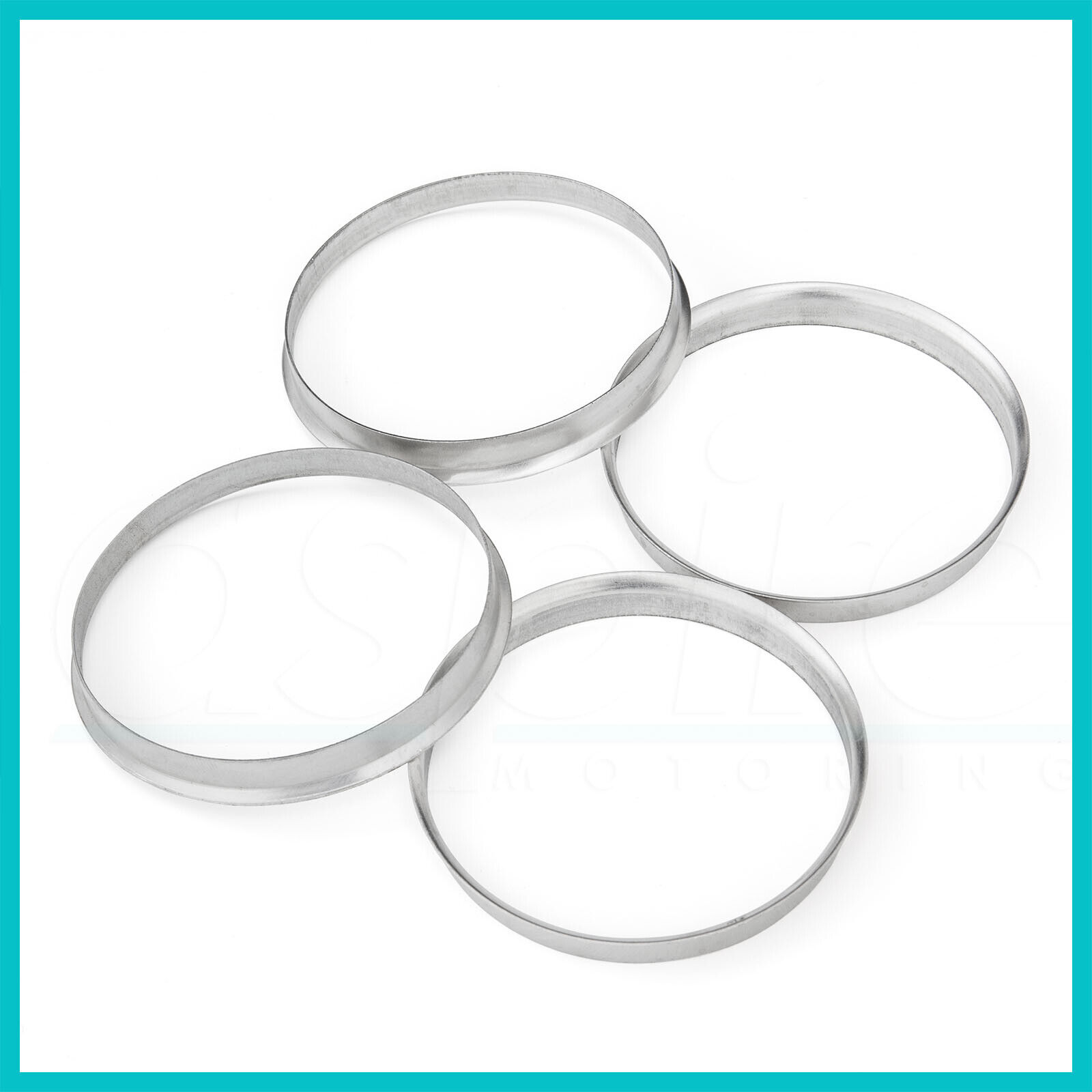 4 pcs Hub Centric Aluminum Rings 74.1mm to 72.6mm Hubcentric 74 - 72.56 fits BMW