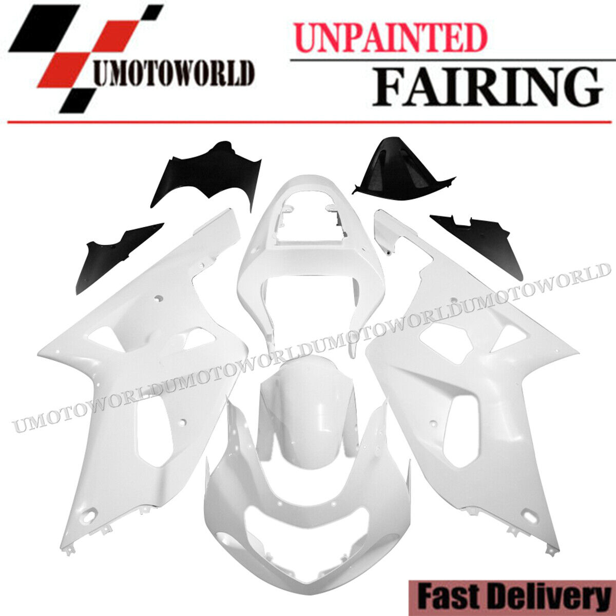 Unpainted Fairing Kit for Suzuki GSXR600/750 2001-2003 01 ABS injection Bodywork