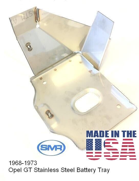 Opel GT Battery Tray Battery Box Stainless Steel for Opel GT  USA SMR
