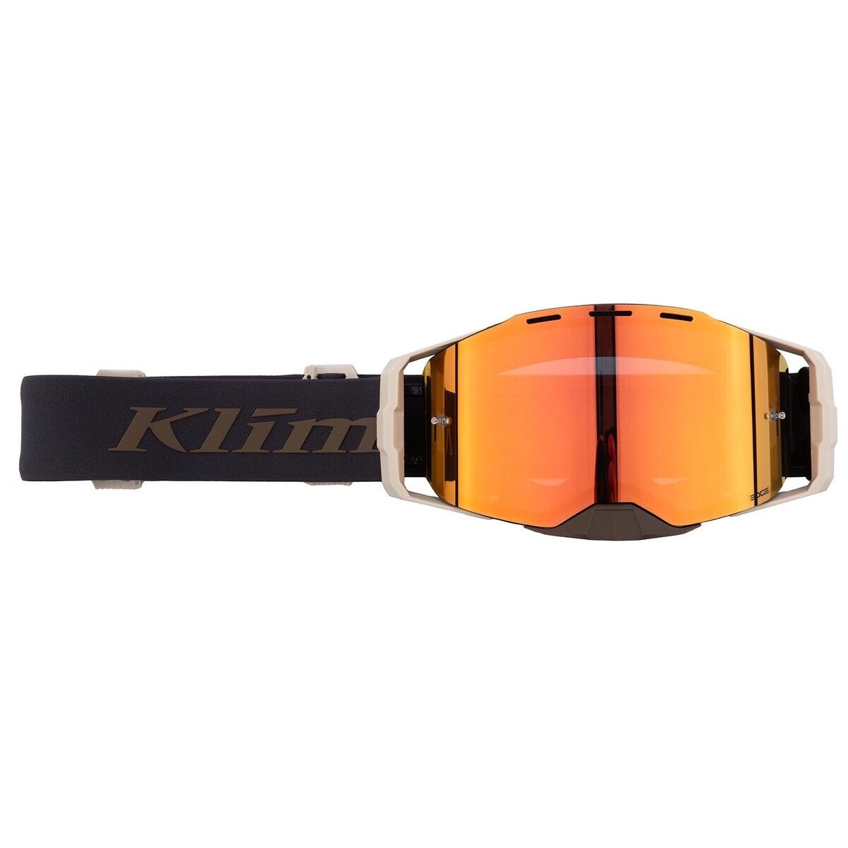 Klim Sample Edge Off-Road Motorcycle Goggle - Asphalt Teak Smoke Bronze Mirror