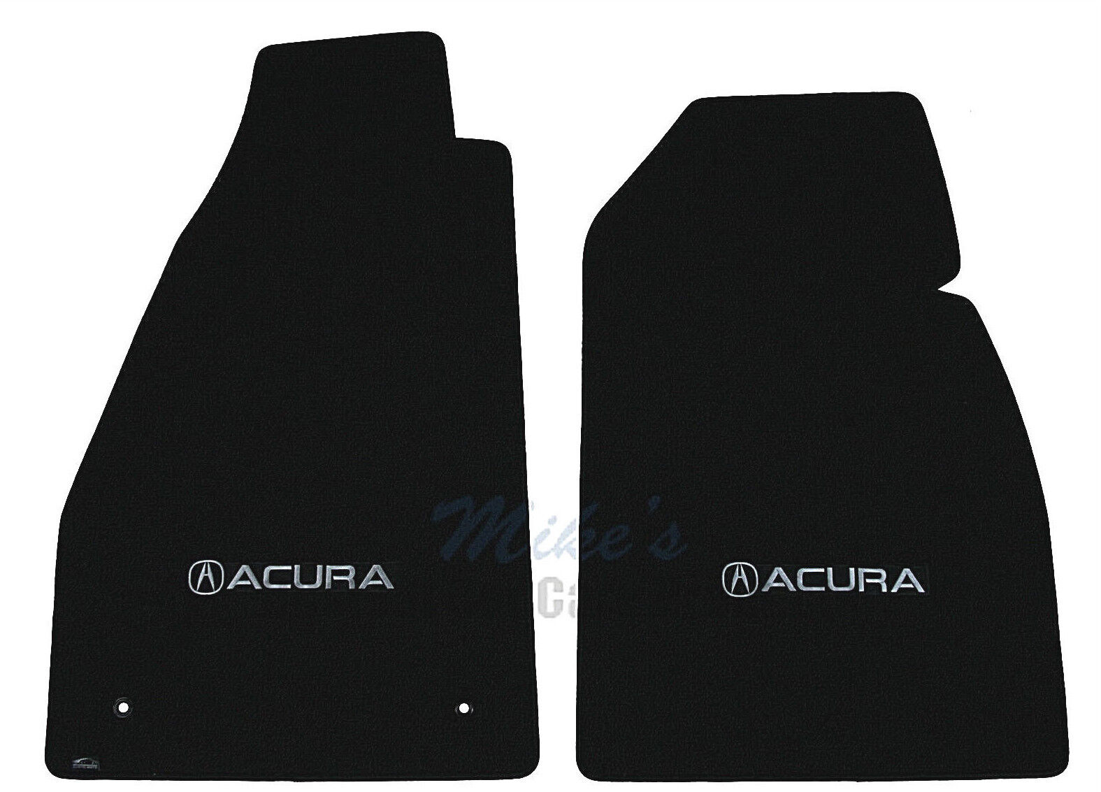 Lloyd Mats CLASSIC LOOP Black FRONT FLOOR MATS w/ logos 1991 to 2005 Acura NSX 