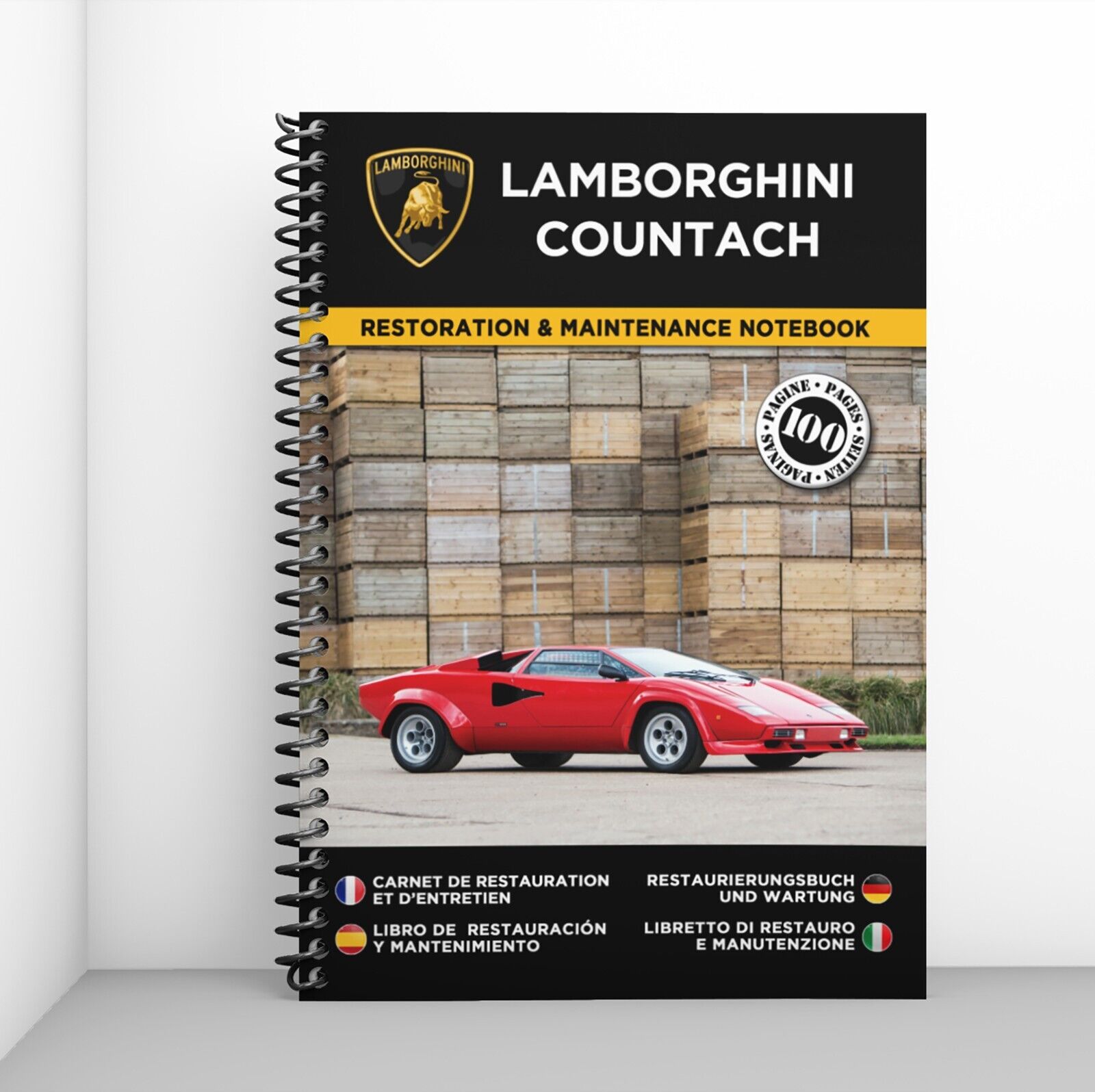 LAMBORGHINI COUNTACH : Restoration & Maintenance Notebook - 