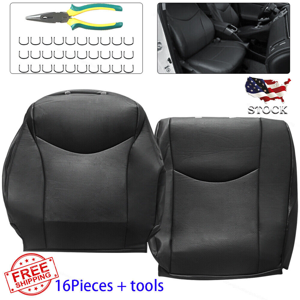 Synthetic Leather Seat Covers fit for Toyota Prius 2010 to 2015 Front + Rear