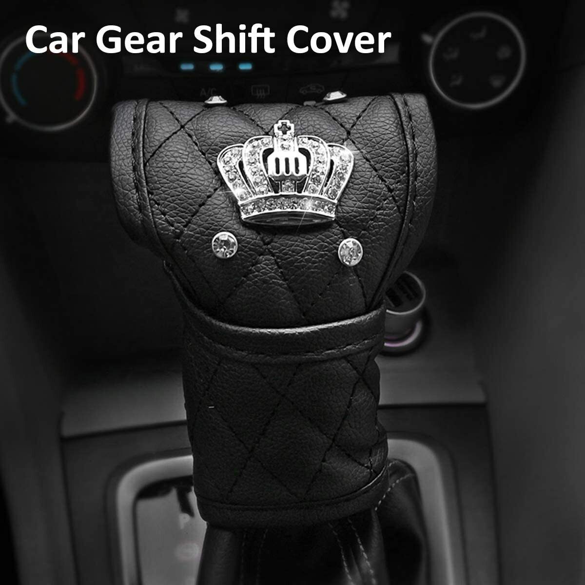 Bling Car Accessories for Women Girl Shift Knob Cover Gear Interior Accessories
