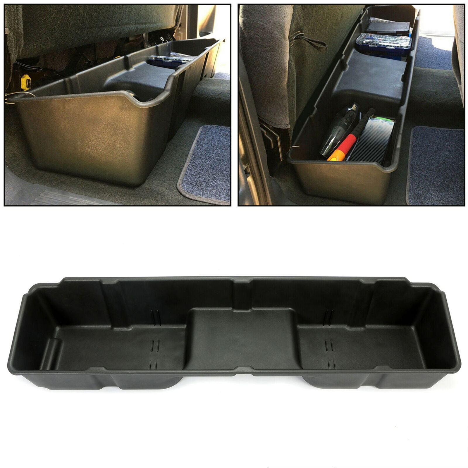 Under seat Storage Box 99-06 fits Chevy/GMC Silverado/Sierra Extended Cab 4-Door