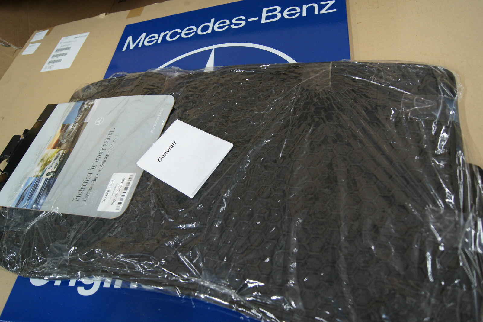 Mercedes Benz OEM All Season Black Mats C Class W202 C36 C43 AMG C280 BQ6680344