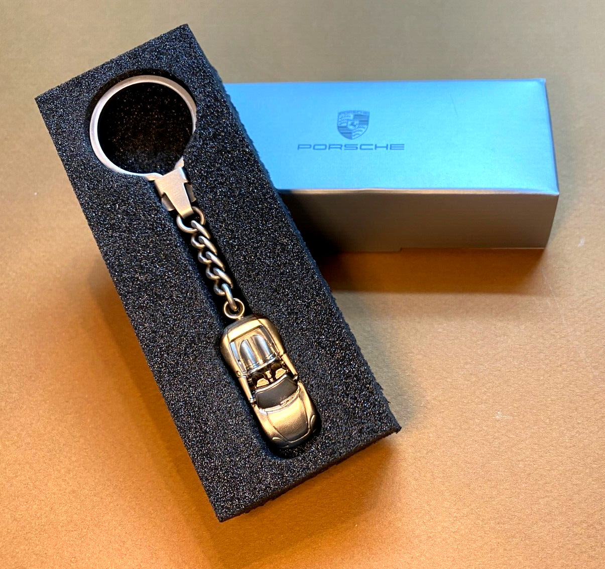 Porsche Carrera GT Keychain Key Ring / Rare 2003 Production Porsche Museum