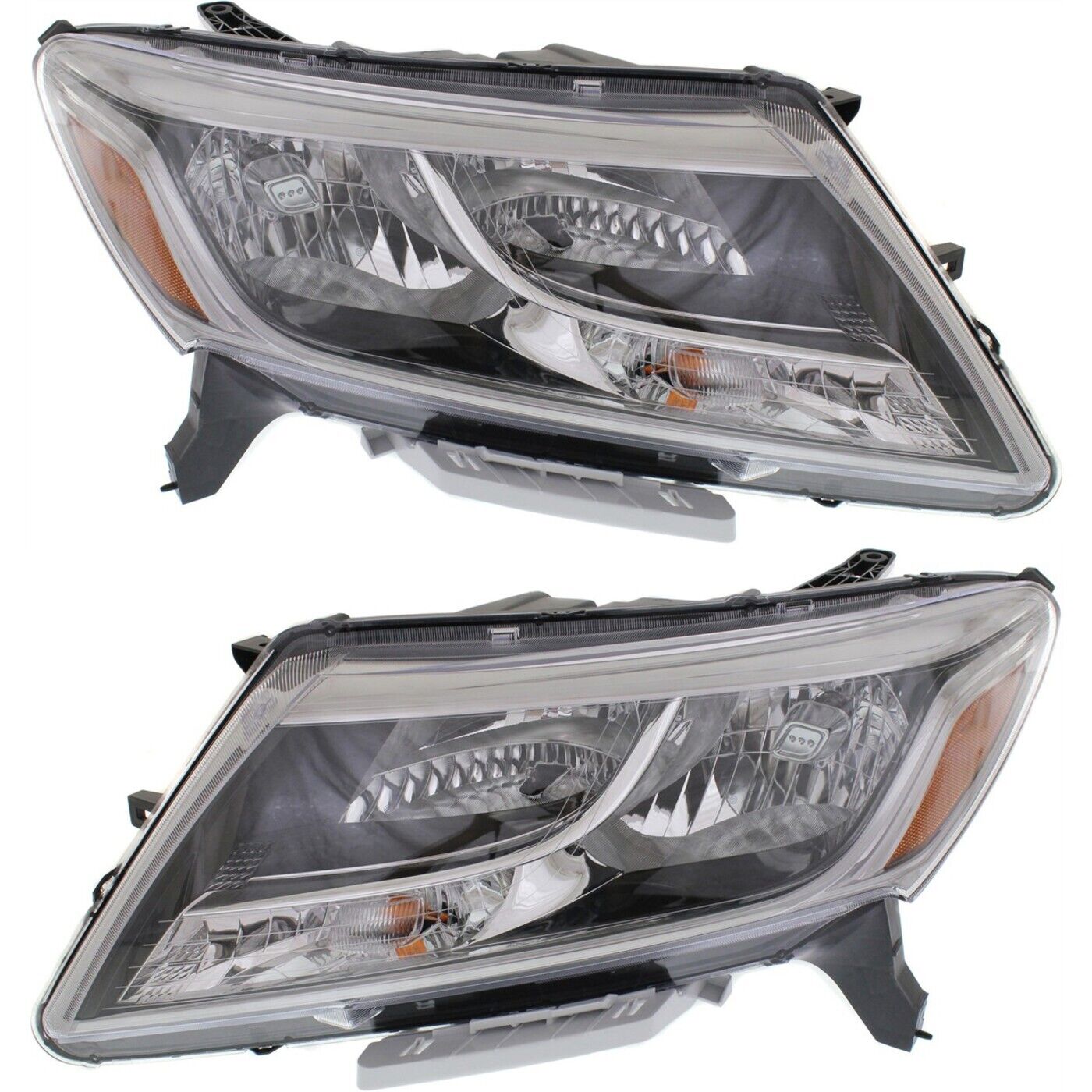 Headlight Assembly Set For 2013-2016 Nissan Pathfinder Left and Right With Bulb