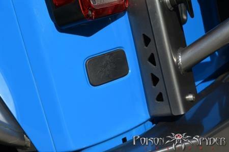 Poison Spyder Customs License Plate Delete Plug  2007-2018 for Jeep Wrangler JK 