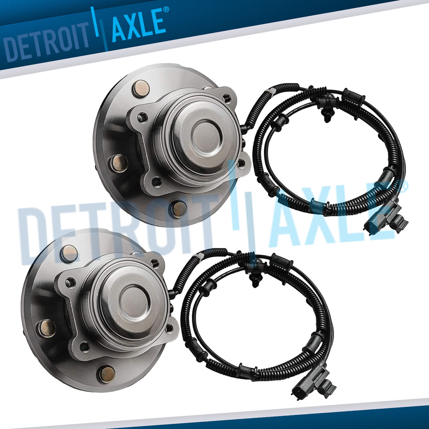 Pair (2) Rear Wheel Bearing and Hubs for 2008-2011 2012 Chrysler Town & Country