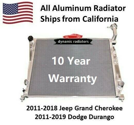 3ROW ALL Aluminum Radiator 2011-2018 Grand Cherokee Durango V6 V8 HPR856-3R