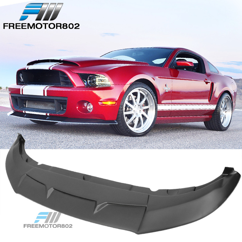 Fit 10-14 Mustang Shelby GT500 PP Factory Style Front Bumper Lip Spoiler