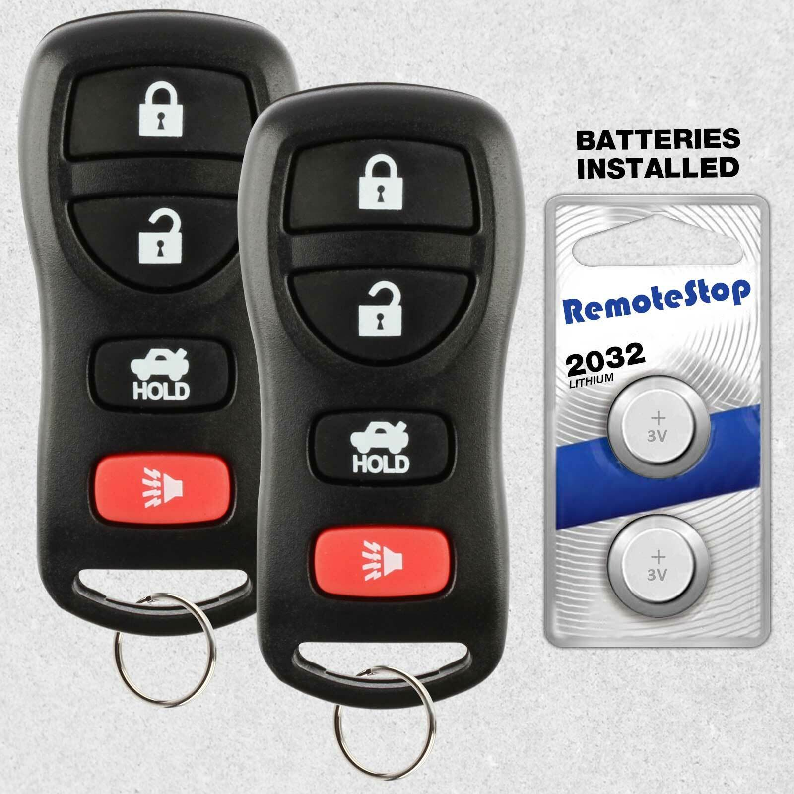 2 For 2003 2004 2005 2006 2007 2008 2009 Nissan 350z Keyless Car Remote Key Fob