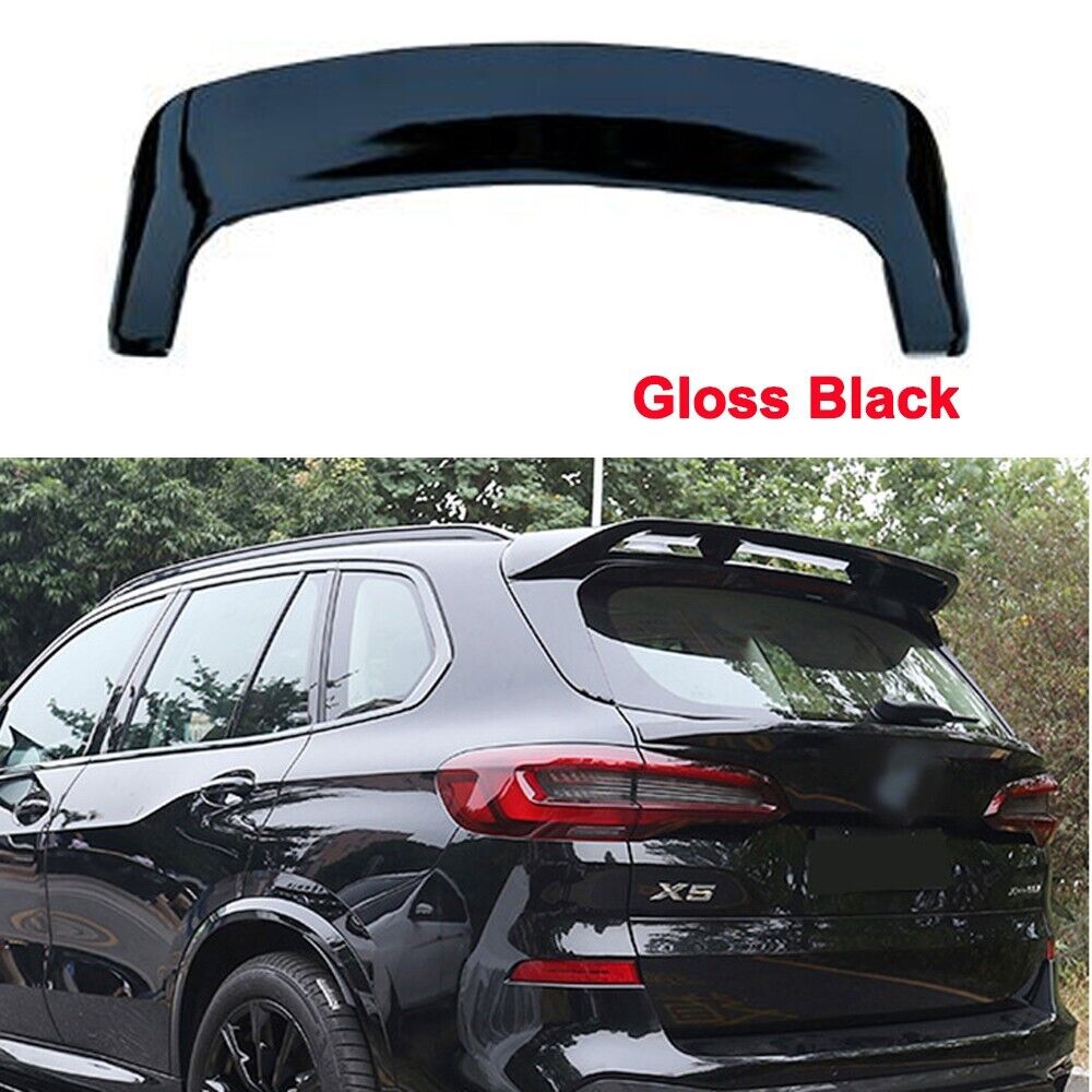 1Pcs Gloss Black Rear Spoiler Tail Trunk Lip Wing Bar For BMW X5 G05 2019-2023