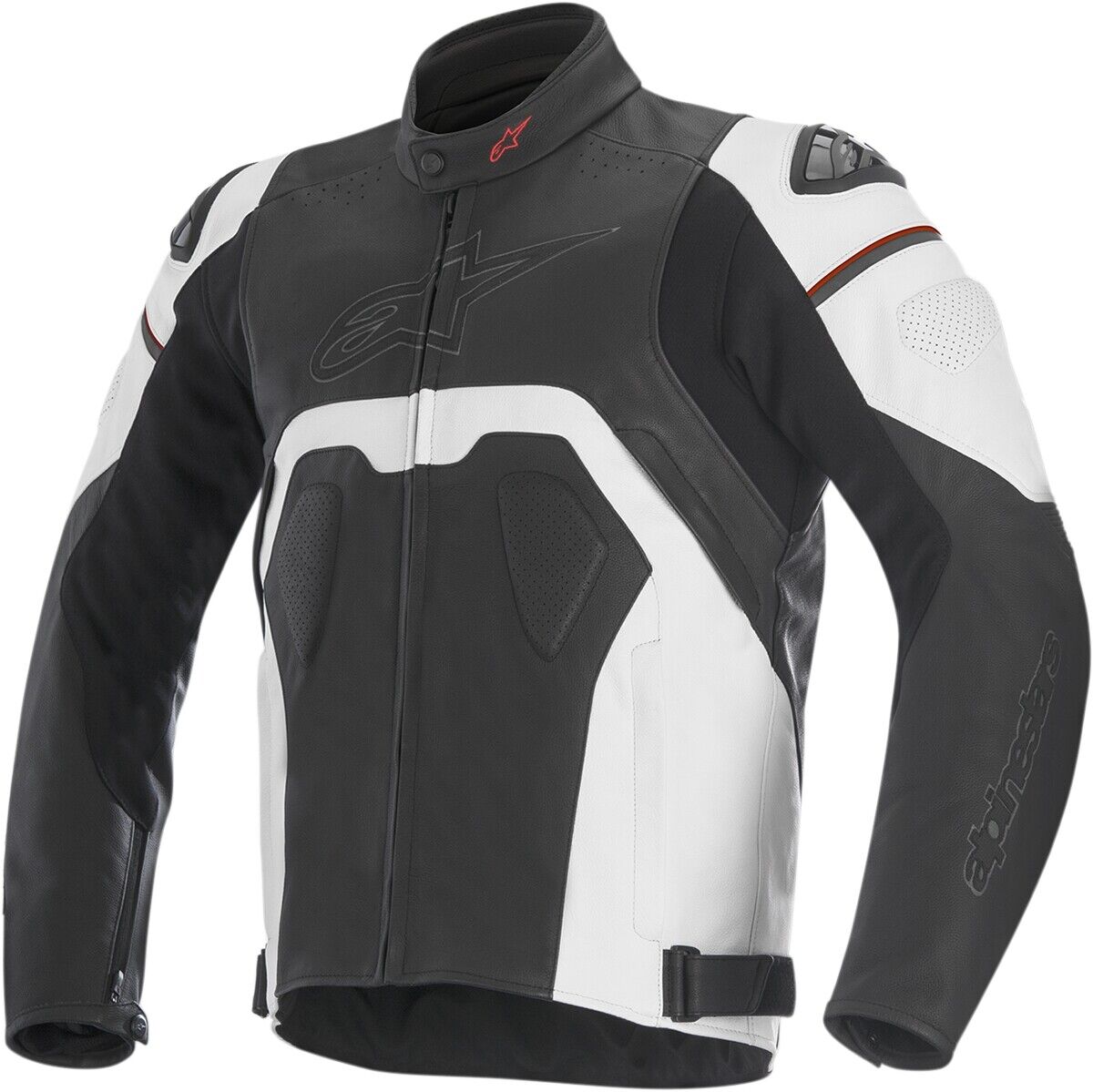 Alpinestars Core Leather Jacket 54 Black/White 3101316-12-54