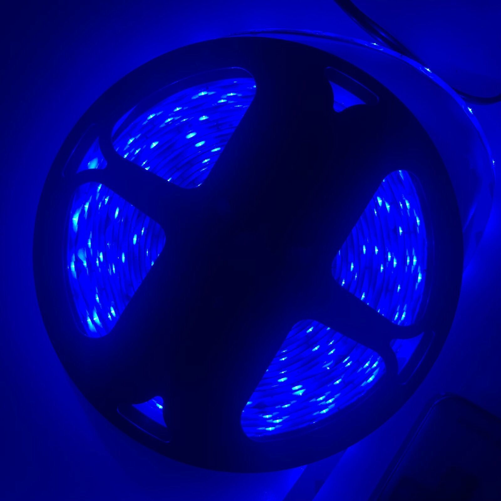 16 ft UV / Blue LED Strip Black Light Night Fishing Ultraviolet Boat 12v