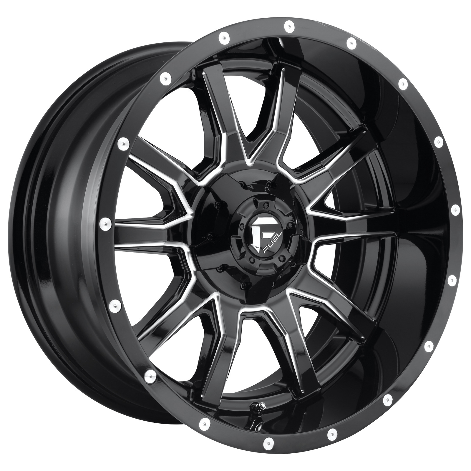 1 New 20X10 6X135/6X139.7 -19 Fuel 1PC D627 Vandal Gloss Black Milled Wheel/Rim