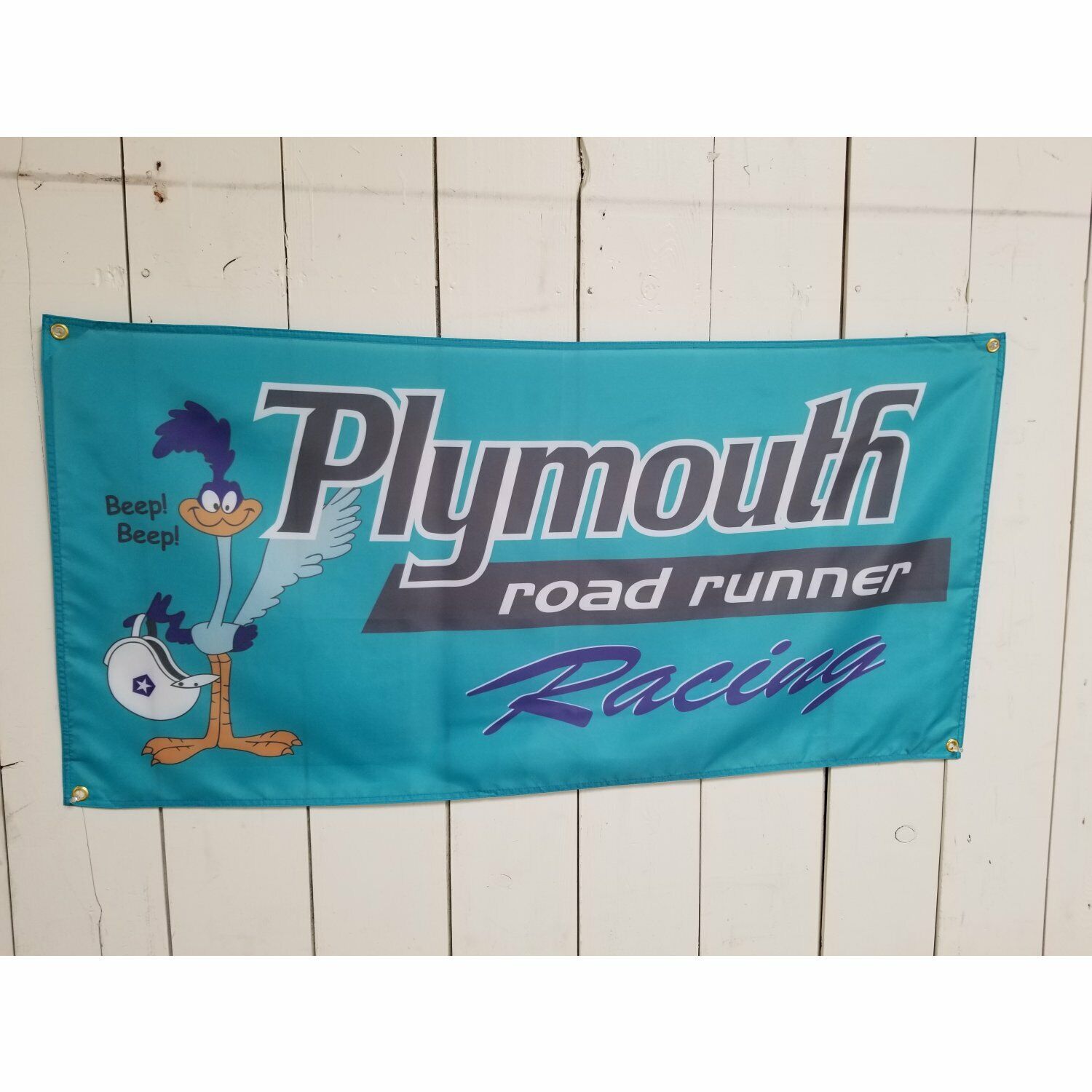 Plymouth Road Runner Banner Beep Beep MOPAR 69 70 71 72 Dodge Super bird Racing