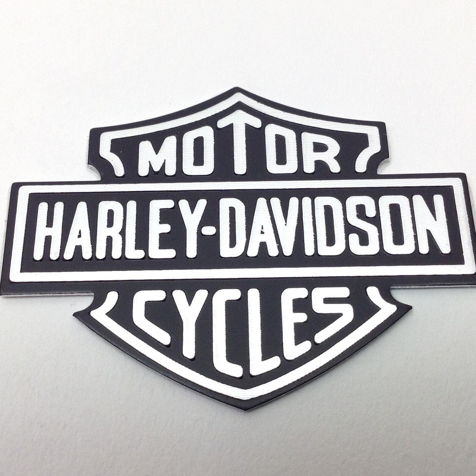 New Genuine Harley B&S Bar & Shied Logo emblem metal HD 1-3/4 x 1-1/4\
