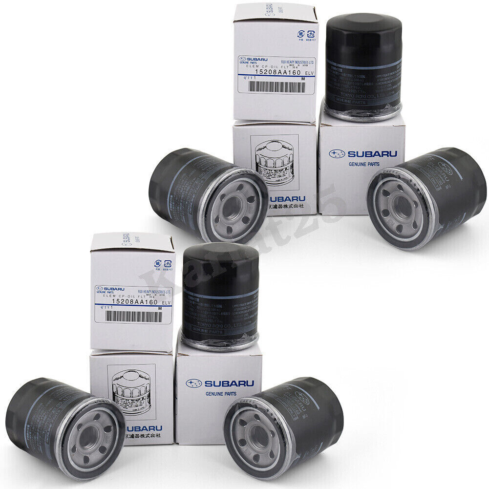 Genuine Subaru Engine Oil Filter 6 PACK 15208AA160 for Impreza Legacy Forester