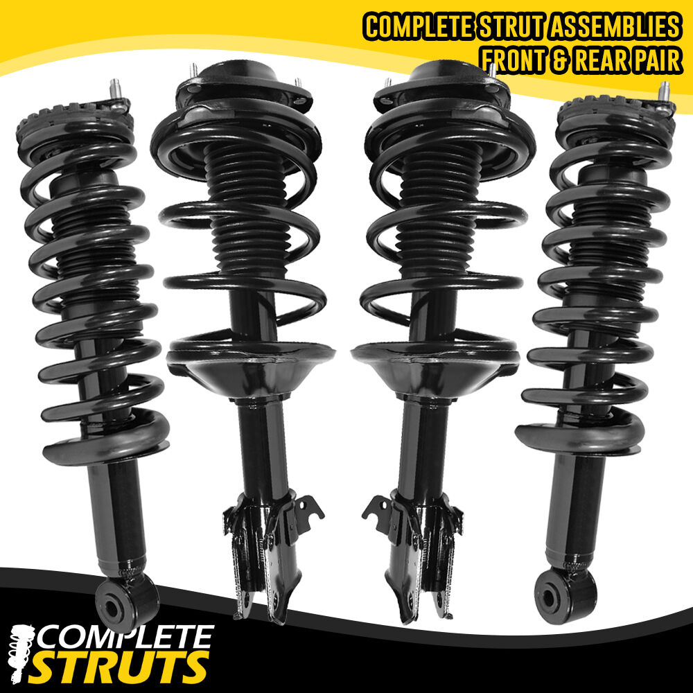 Front & Rear Complete Struts & Coil Springs for 2000-2002 Subaru Legacy