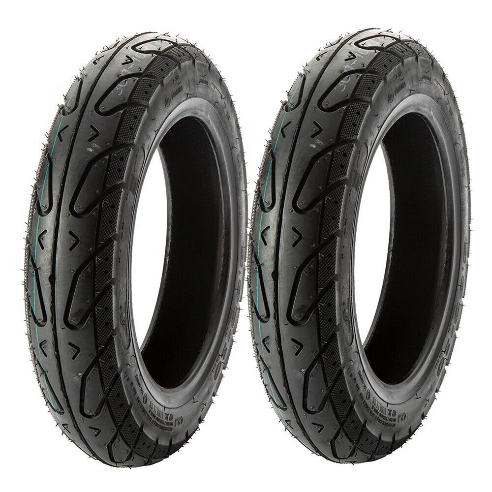 MMG SET OF TWO Scooter Tubeless Tires 3.50-10 Front and Rear fits on 10 Inch Rim