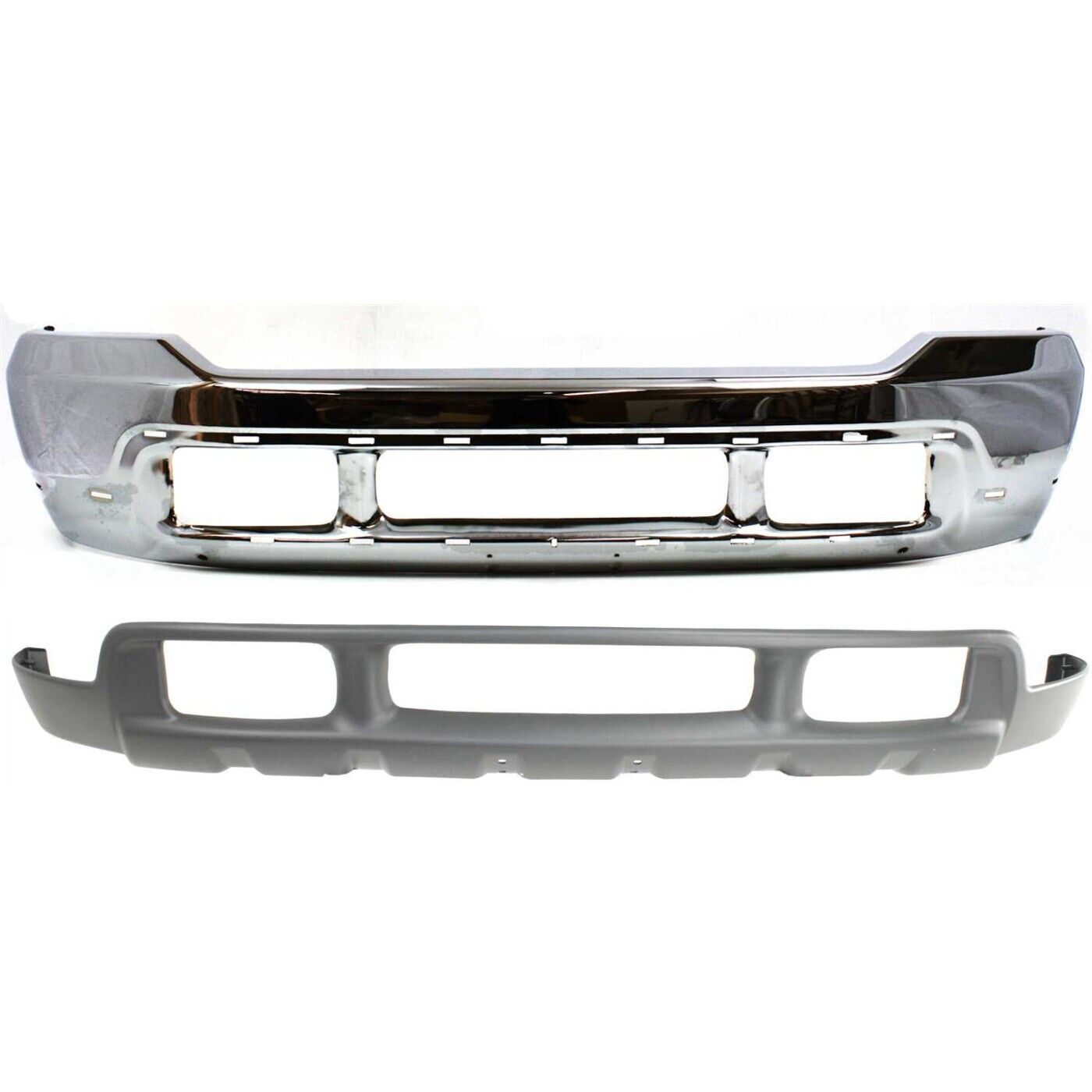 Bumper Kit For 1999-04 Ford F-250 Super Duty F-Series Front Chrome with Valance