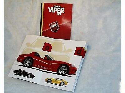 New Rare 2002 Dodge Viper SRT10 GTS Coupe OEM NS1 Mopar Factory Sales Brochure