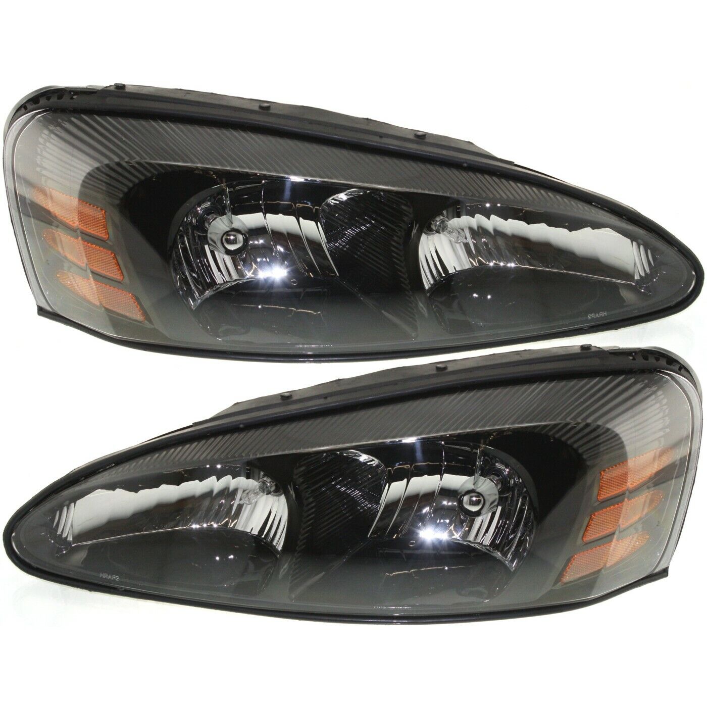 Headlights Headlamps Left & Right Pair Set NEW for 04-08 Pontiac Grand Prix