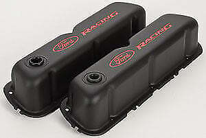 Ford Performance 302-072 Stamped Steel Tall Valve Covers Small Block Ford 289-30