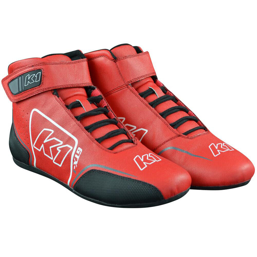 K1 Racegear 24-GTX-R-85 Shoe GTX-1 Red / Grey Size 8.5 Wearable Ring