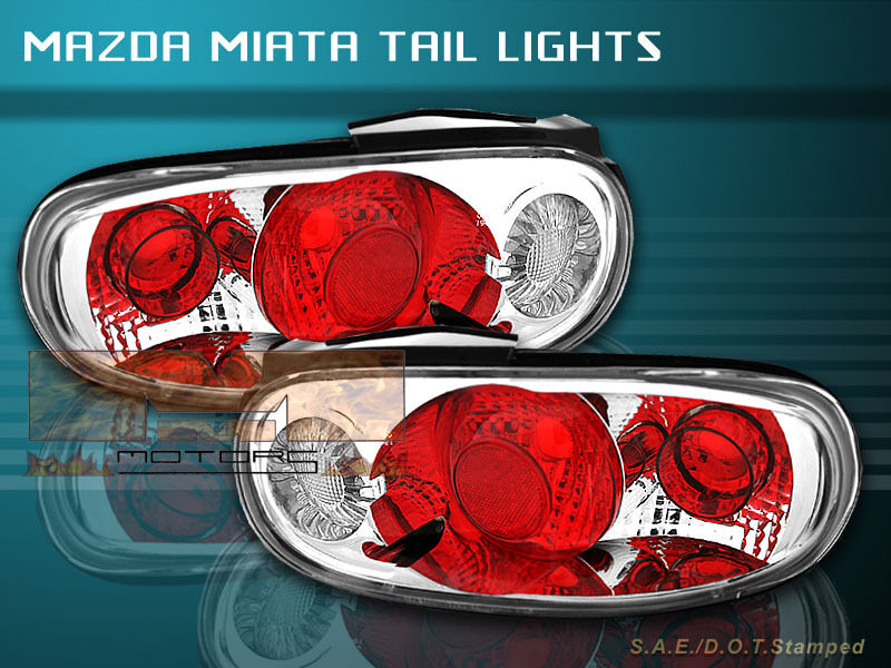 1990-1997 MAZDA MIATA MX5 MX-5 TAIL LIGHTS CLEAR 1996 1995