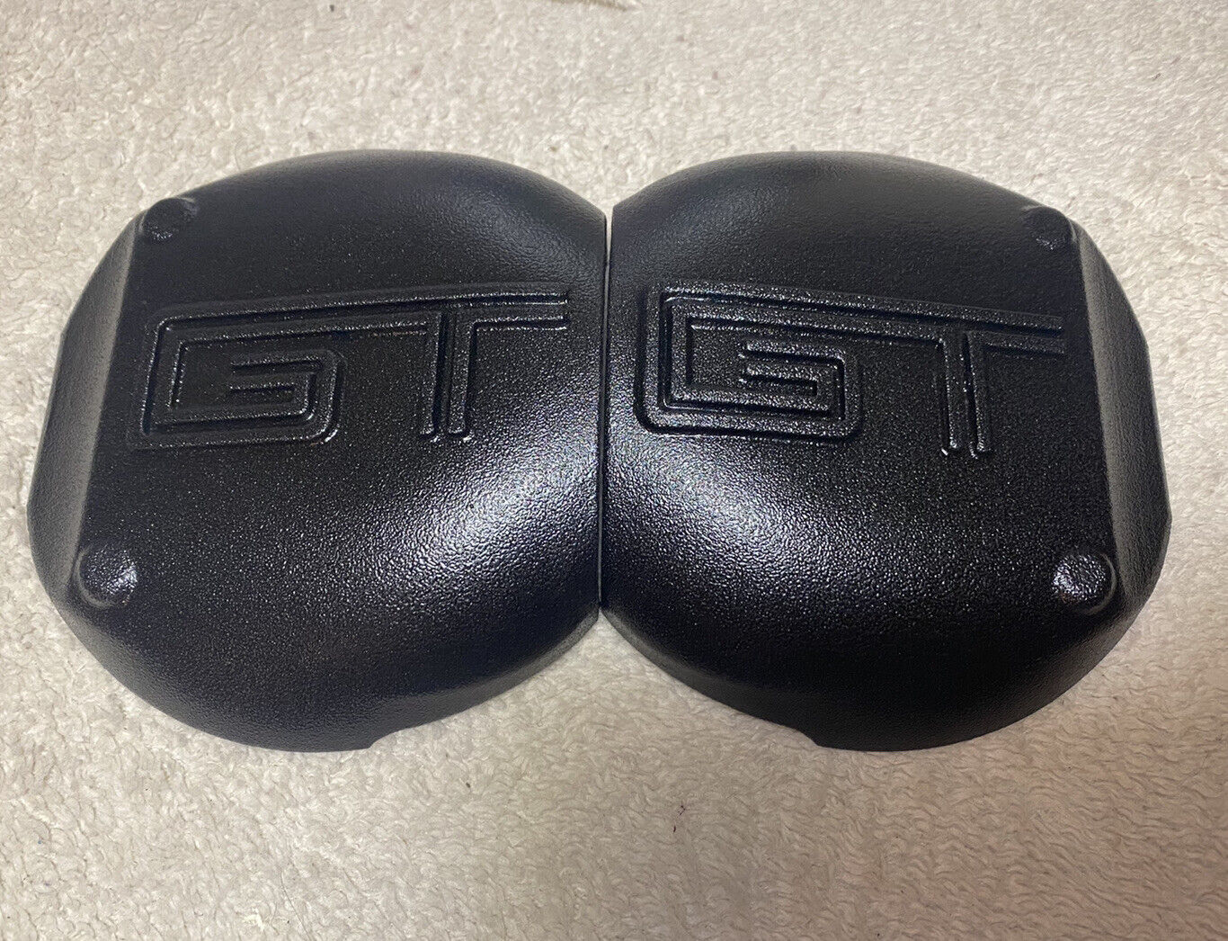 05-14 Mustang Strut Tower Covers Caps (GT) custom fitted to your setup