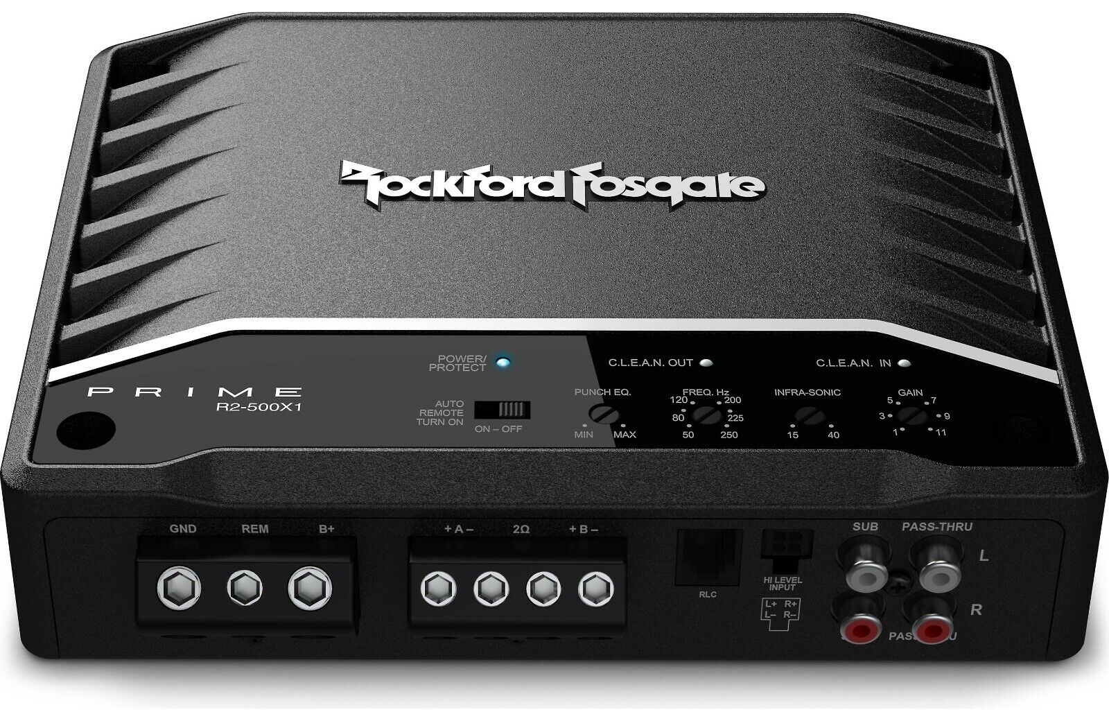 Rockford Fosgate Prime R2-500X1 500 Watt Monoblock Class D Subwoofer Amplifier
