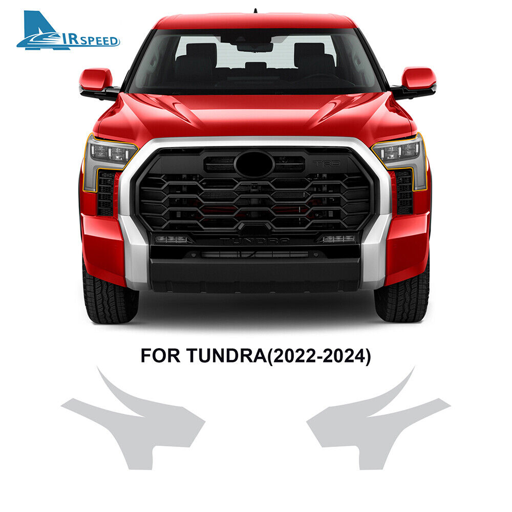 Headlight Precut Paint Protection Film PPF TPU for Toyota Tundra 2022-2024