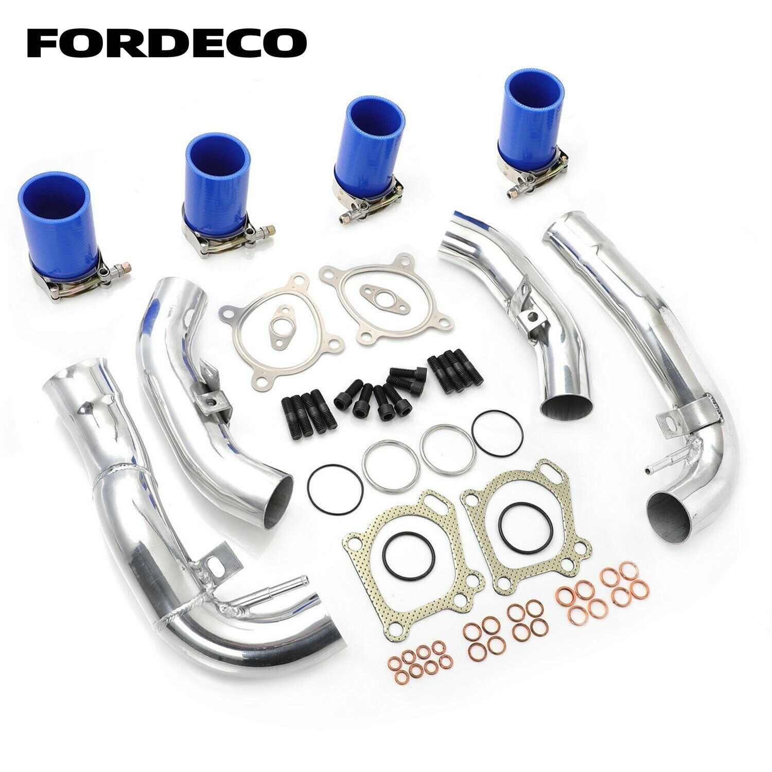 Turbo Inlet Pipes kit for 00-05 Audi RS4 S4 Avant B5 A6 Allroad Quattro K04 2.7L