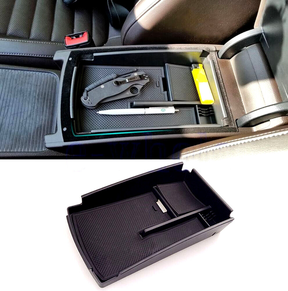 Car Center Console Armrest Secondary Storage Box Tray For VW Passat CC B7 B6 HM 
