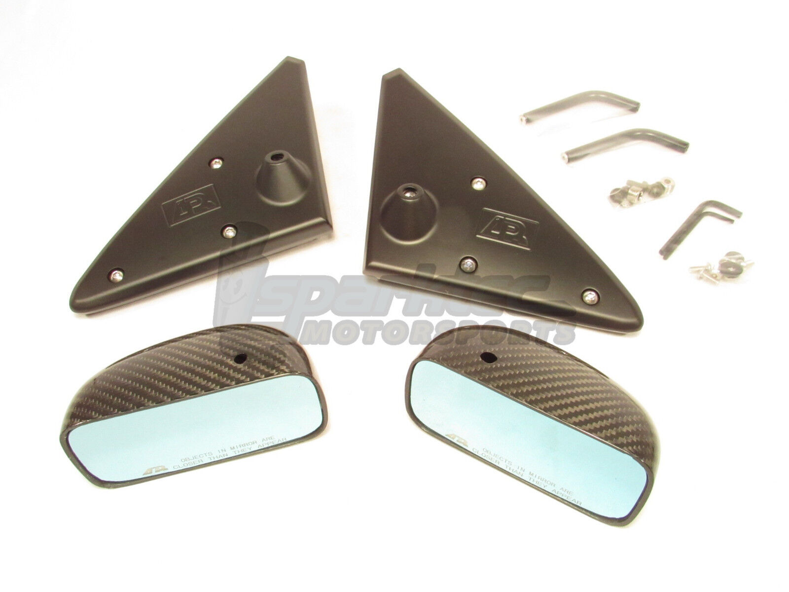APR GT3 Carbon Fiber Side Mirrors with Blue Tint 96-00 Honda Civic EK 2DR Coupe